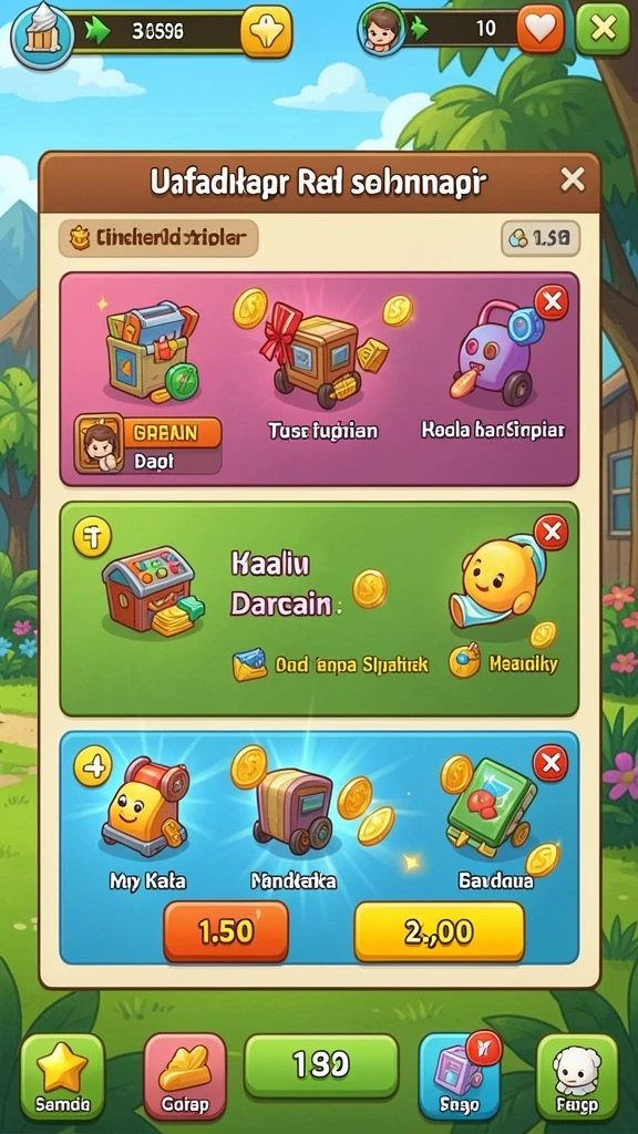 gamerp - Tampilan antarmuka yang intuitif dan menarik.