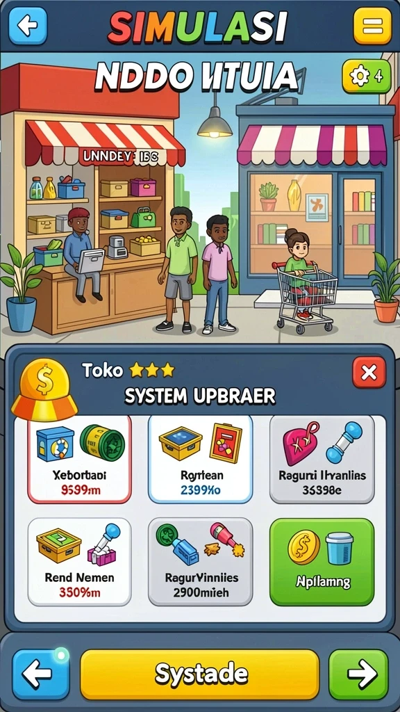 rajawali55 - Tampilan menu utama yang menarik dan user-friendly.