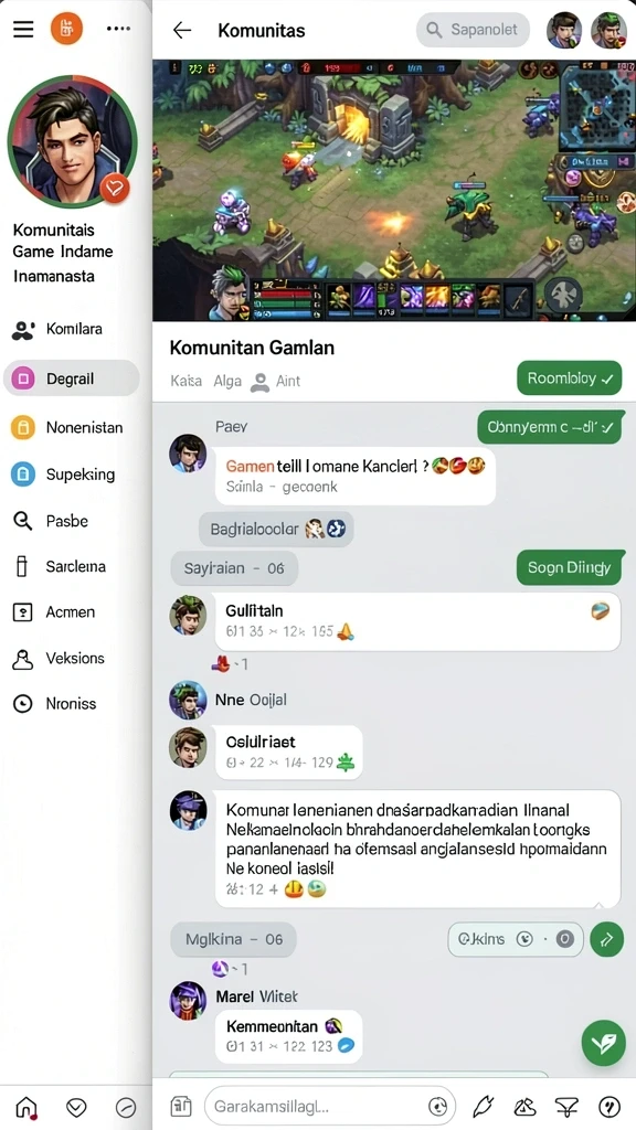 supersvip - Fitur sosial yang memungkinkan pemain berinteraksi.